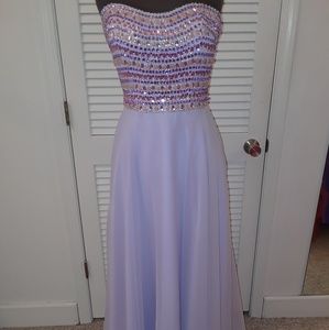 Purple prom dress